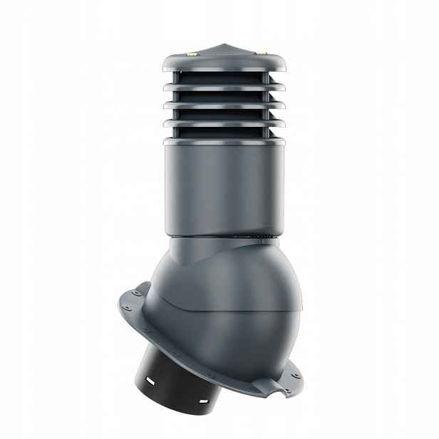 Větrací komín Smartline profil M fi 150 mm, zateplený, antracitový