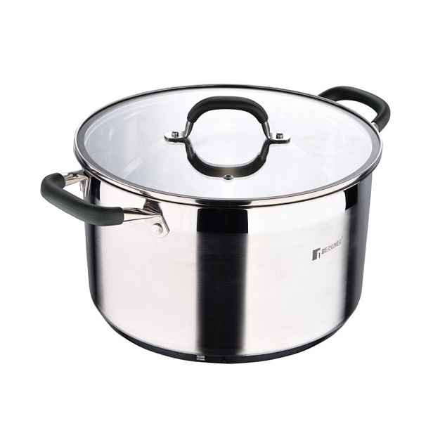 BERGNER Hrnec s poklicí nerez MIDNIGHT 28 cm 9,5 litru BG-32084-MM