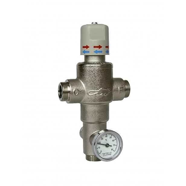 Sanela - Termostatický ventil s pojistkou 5/4" SLT 09A