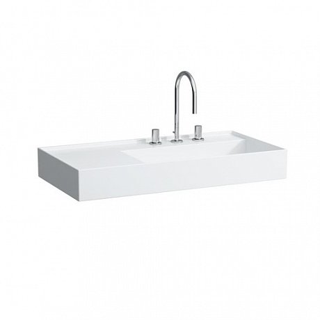 Umyvadlo Laufen Kartell by Laufen 90x16 cm bez otvoru pro baterii, bez přepadu H8103394001121
