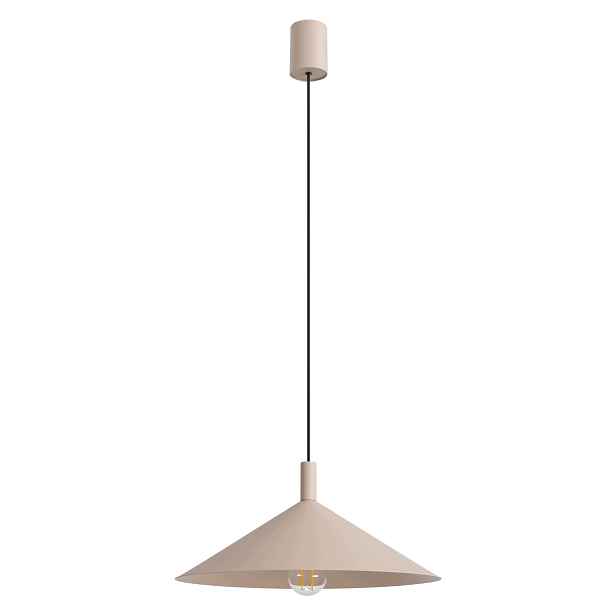 Závěsné stropní svítidlo Kašmírové osvětlení do obývacího pokoje Taupe Nox Sollu