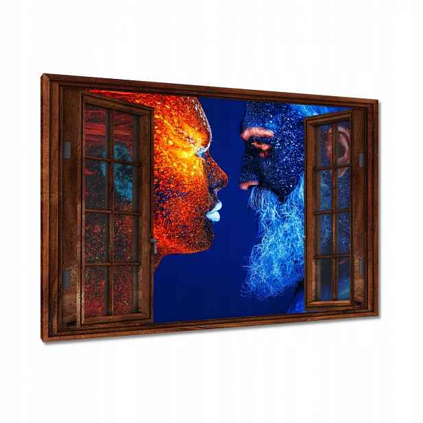 Obrazy 90x60 Ledový pohled Láska