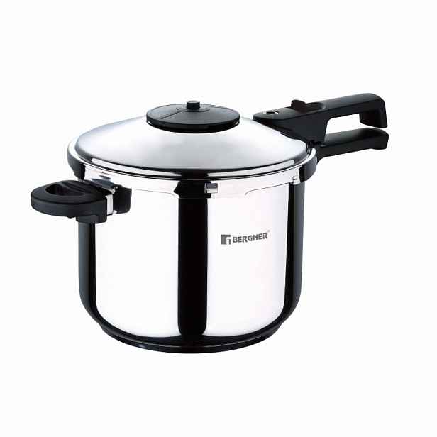 BERGNER Tlakový hrnec CRETA nerez 6 litrů, 22 cm BG-4448-MM