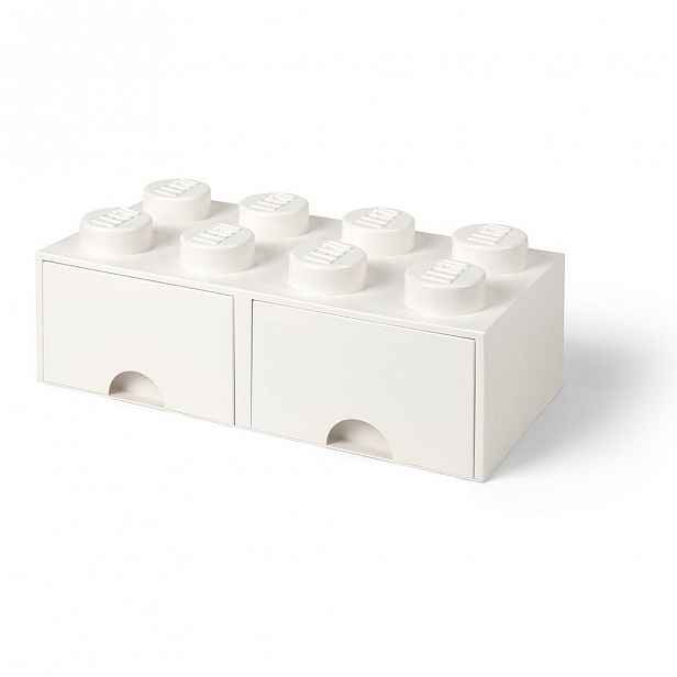 Bílý úložný box se dvěma šuplíky LEGO®