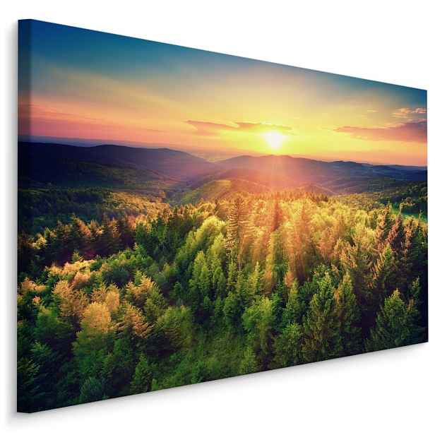 Plátno Západ Slunce Nad Forest Hills Varianta: 70x50