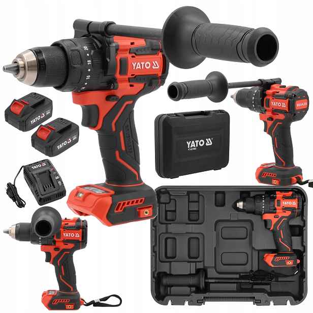 Set Aku Šroubovák 18V 150NM 2X 4AH Yato YT-827881