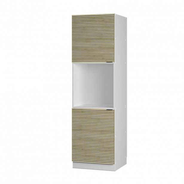 Vicco SKŘÍŇKA NA VESTAVĚNOU TROUBU Fame-Line Dubový panel 60 cm s otevřenou policí