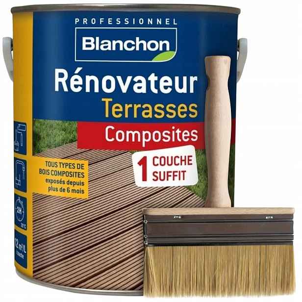 Blanchon Renovátor pro kompozitní terasy 2,5 l Štětec pro aplikaci