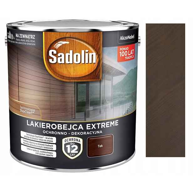 Sadolin Lakovač Extreme Tek Tik Teak 2,5 L