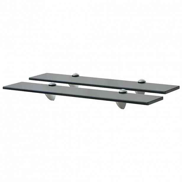 vidaXL Plovoucí police 2 ks sklo 60 x 10 cm 8 mm