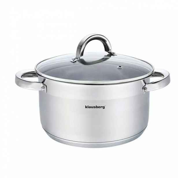 Klausberg Hrnec 24 CM 6 L Ocel S Poklicemi Pro Plyn/indukce Ceramic