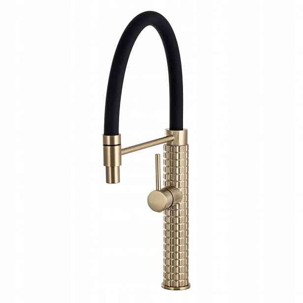 Kuchyňská baterie Full Pro Brushed Gold Gamma