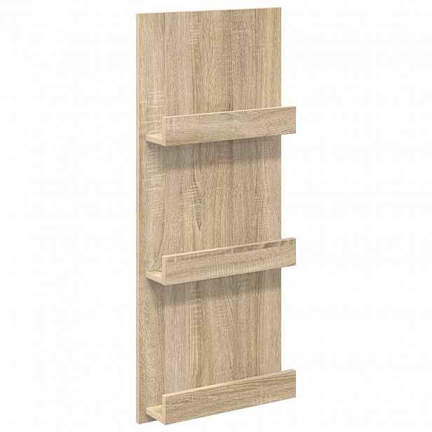 vidaXL Regál na časopisy Sonoma dub 43 x 11 x 102 cm Kompozitní dřevo