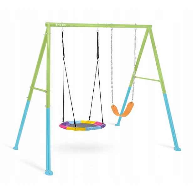 Zahradní Houpačka Intex Dětské Hřiště Ptačí Hnízdo 235x254cm 44125