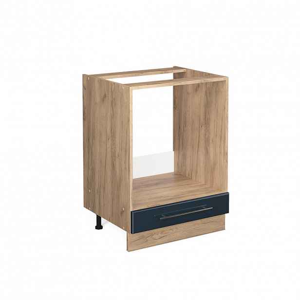 Vicco SKŘÍŇKA NA VESTAVĚNOU TROUBU Fame-Line Tmavě modrá s vysokým leskem 60 cm bez pracovní desky