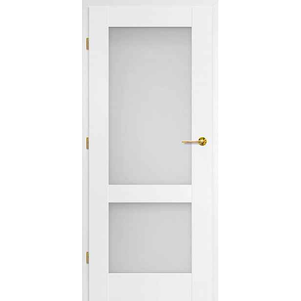 Bílé interiérové dveře Nemézie 15 (UV Lak) - Výška 210 cm