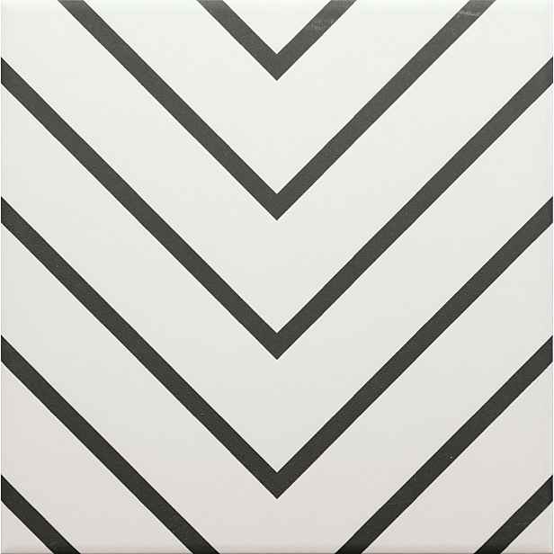 Dlažba Ribesalbes Echo černobílá 20x20 cm mat ECHO20 (bal.1,000 m2)