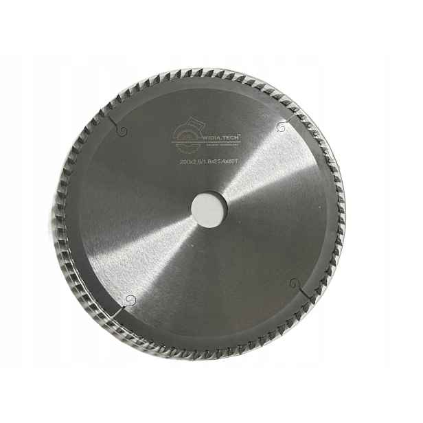 Kotoučová kotoučová pila widia.tech 200x2,6/1,8x25,4x80T stolní pila formátovací