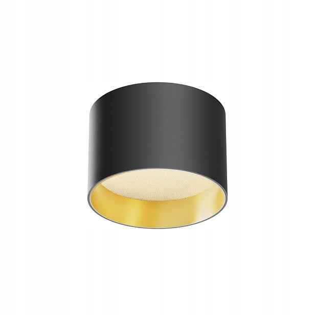 Maytoni Vega Led 8W Ø9cm stropní spot černo-zlatý 3000K IP20