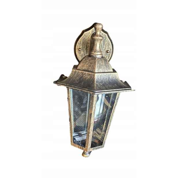 venkovní nástěnné svítidlo zahradní lampa zlatá