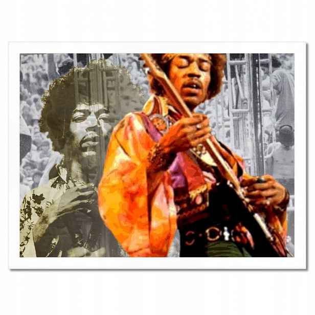 Plakáty v rámu 40x30 Jimi Hendrix