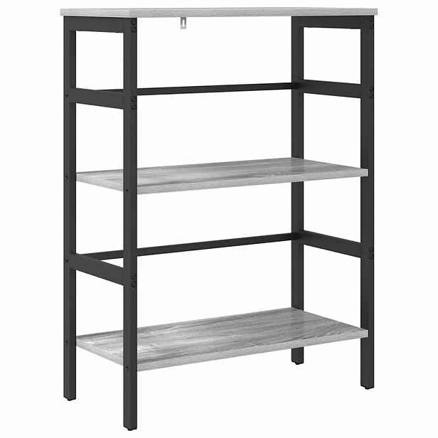 vidaXL Knihovna 2 úrovní 60 x 29,5 x 81 cm Kompozitní dřevo