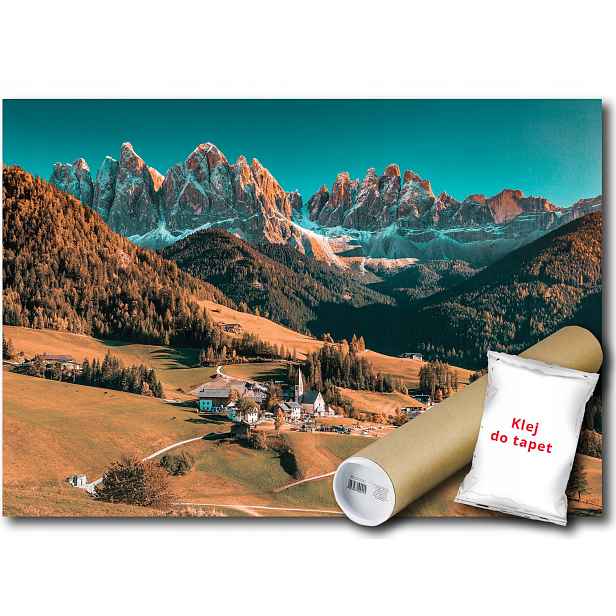 Vinylová fototapeta Hory Alpy Krajina 152x104