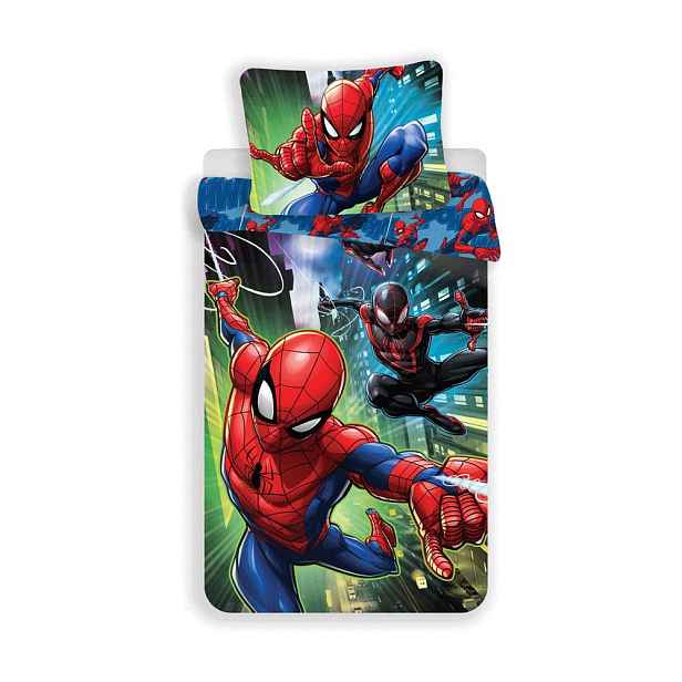 Bavlněné dětské povlečení na jednolůžko 140x200 cm Spider-man – Jerry Fabrics