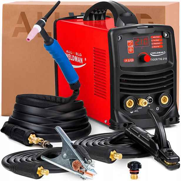 Invertorová Svářečka Weldman Tiger Tig 210 DC Hf Puls 230V 200A