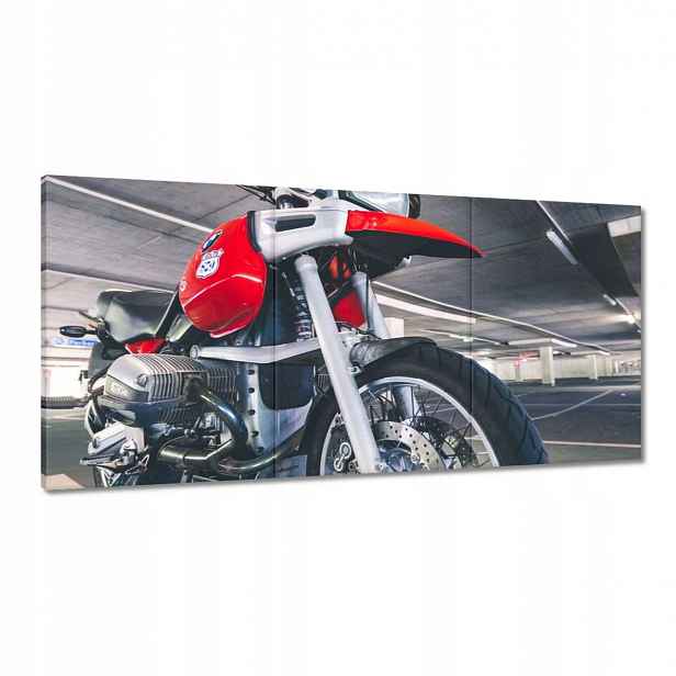 Obrazy 180x90 Červený motocykl Bmw