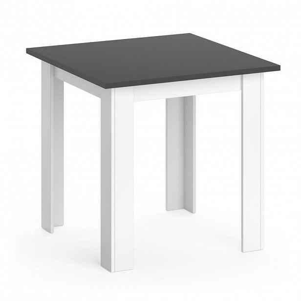 Vicco JÍDELNÍ STŮL Karlos Antracit 80 x 80 cm