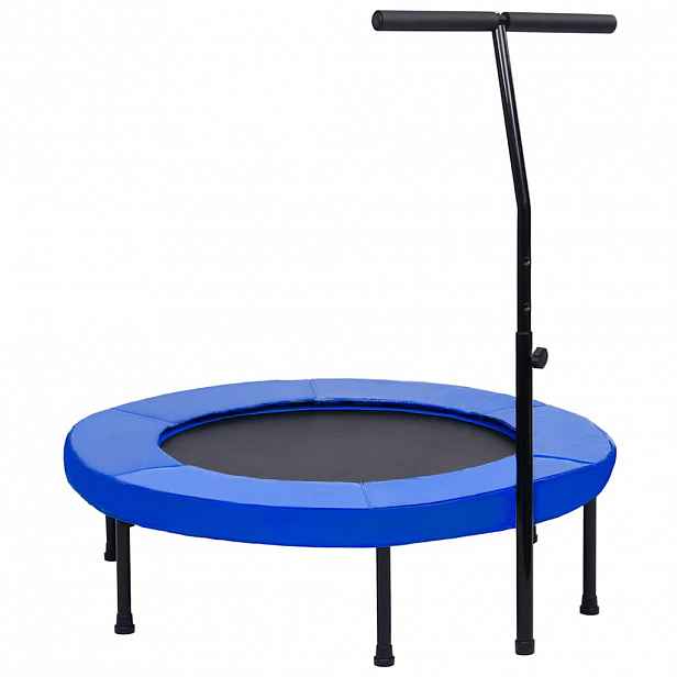 vidaXL Fitness trampolína s rukojetí a bezpečnostní podložkou 102 cm