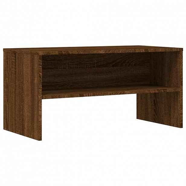 vidaXL TV stolek hnědý dub 80 x 40 x 40 cm kompozitní dřevo