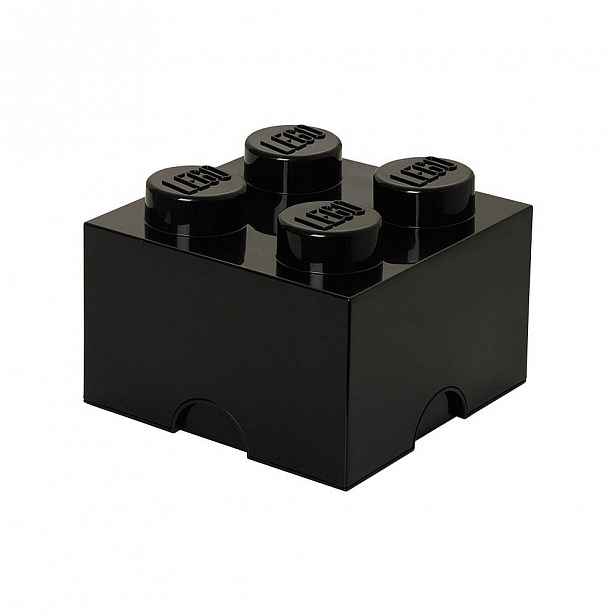 Černý úložný box čtverec LEGO®