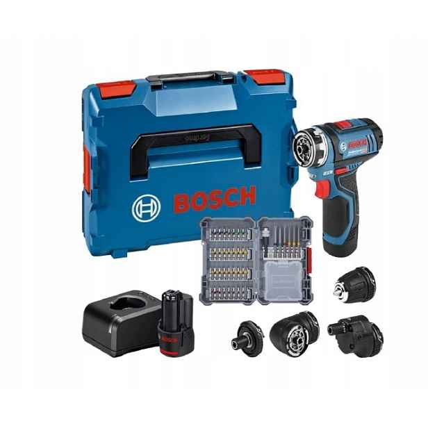 Aku Vrtačka Bosch Gsr 12V-15 Fc 2 x 2.0 Ah sada bitů