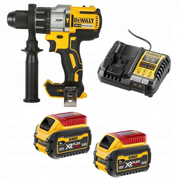 Akumulátorová aku vrtačka DeWALT DCD996N sada DCB1104T2