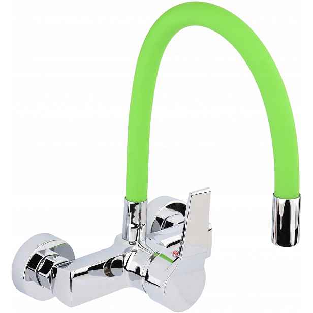 Dřez Nástěnná Baterie Flexible Zelená 75674 Fala