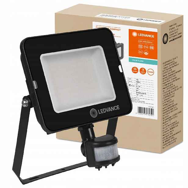 Led Reflektor Halogen s Pohybovým Čidlem 50W 4000K IP65 Floodlight Ledvance