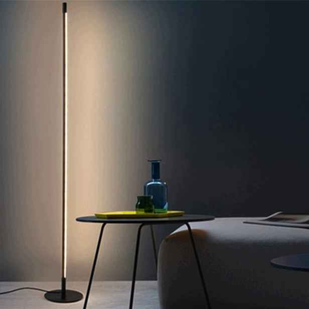 Stojací Led Podlahová Lampa Černá 147 CM 3000K 1100LM