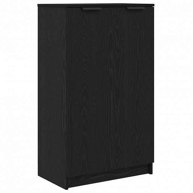 vidaXL Skříň na obuv Černý dub 59 x 35 x 100 cm Kompozitní dřevo