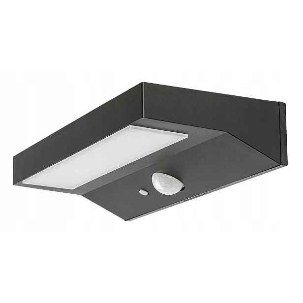 Rabalux Korana Solární Led venkovní nástěnné svítidlo 6W s pohybovým senzorem IP44