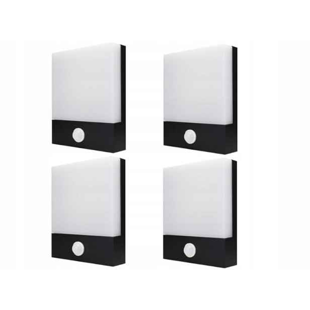 4x Voděodolná Lampa Nástěnné Svítidlo Fasáda Domu Budovy Altánku