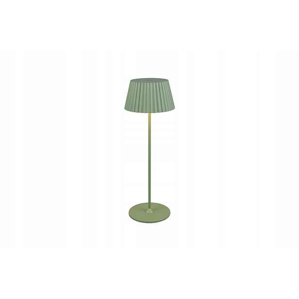 Led bateriová lampa 2W IP44 zelená, stylová na terasu Suarez Rl