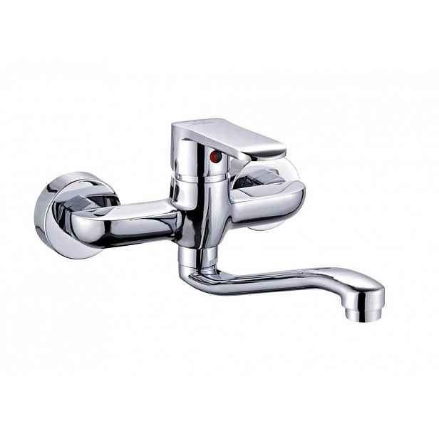 INVENA - Umyvadlová/dřezová baterie SIROS CHROM BC-90-001-A