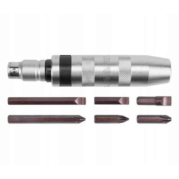 Yato YT-2801 Příklepový Šroubovák 6 Bitů, Kov