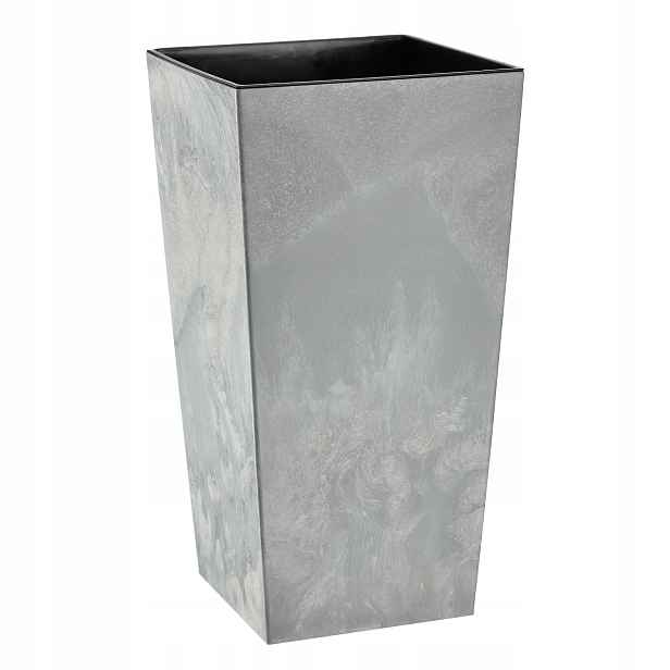 Květináč Květináč 57 cm Obal Vložka Vysoká Šedá Květinový Záhon
