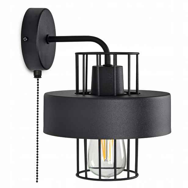 Nástěnná lampa Černá Bílá s vypínačem
