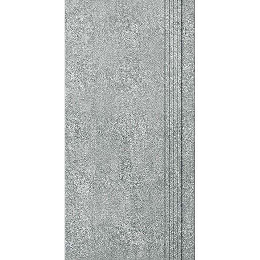 Schodovka Multi Tahiti světle šedá 30x60 cm mat DCKSE513.1