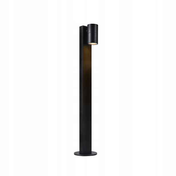 Venkovní zahradní sloupková lampa Tin Černý hliník Sklo IP44 Nordlux