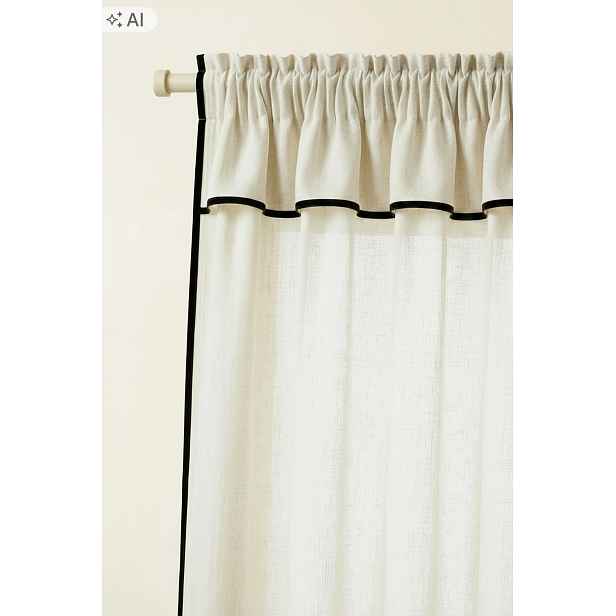 Závěs Dekorační Strukturovaný Lenor 140x270 Krémová Řasící.